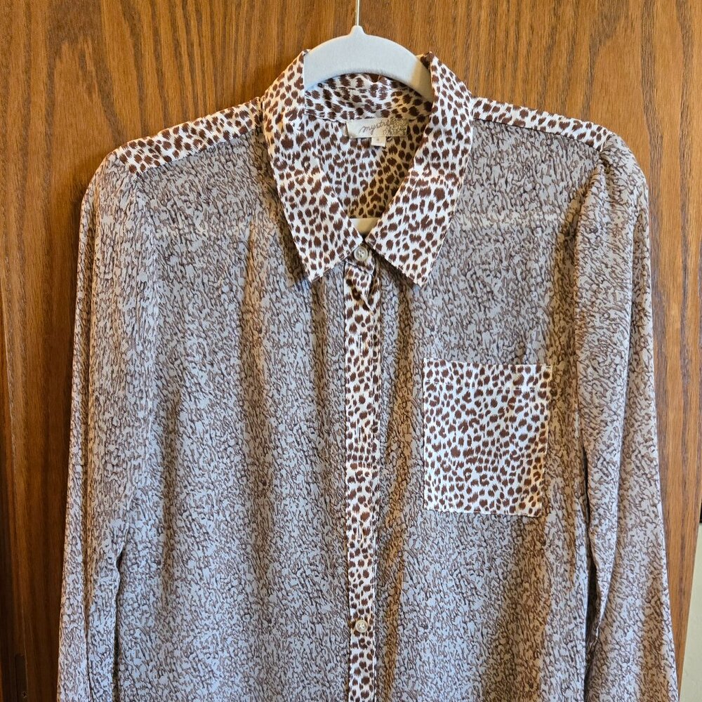 Mystree Button Down Blouse